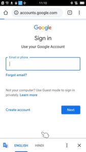 Login to your Google account to turn on 2-step verification