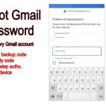 how to recover gmail account, forgot password