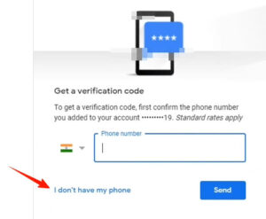 Don't have a phone, how to recovery Gmail account