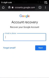 Recovery Gmail Account-type Gmail ID 
