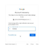 recovery gmail account forgot password