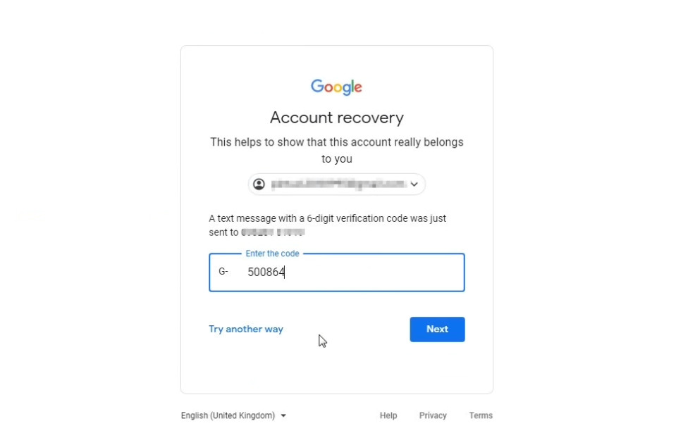 recovery gmail account forgot password