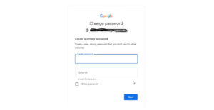 change gmail password or reset gmail password 